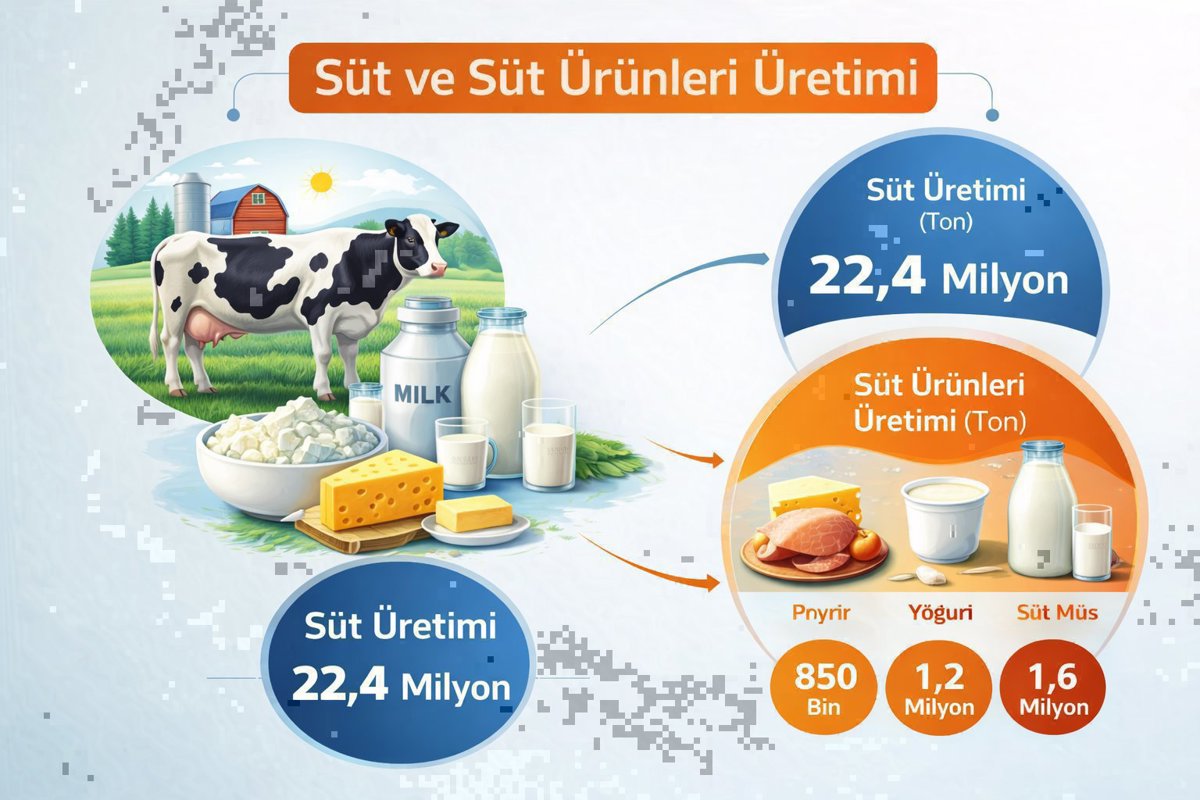 Süt ve Süt Ürünleri Üretimi, Aralık 2025