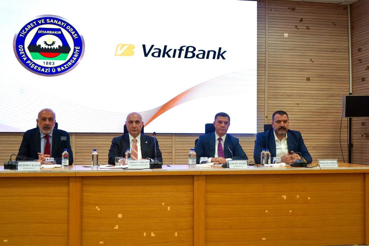 VakıfBank Genel Müdürü Osman Arslan, Diyarbakır iş dünyasıyla buluştu